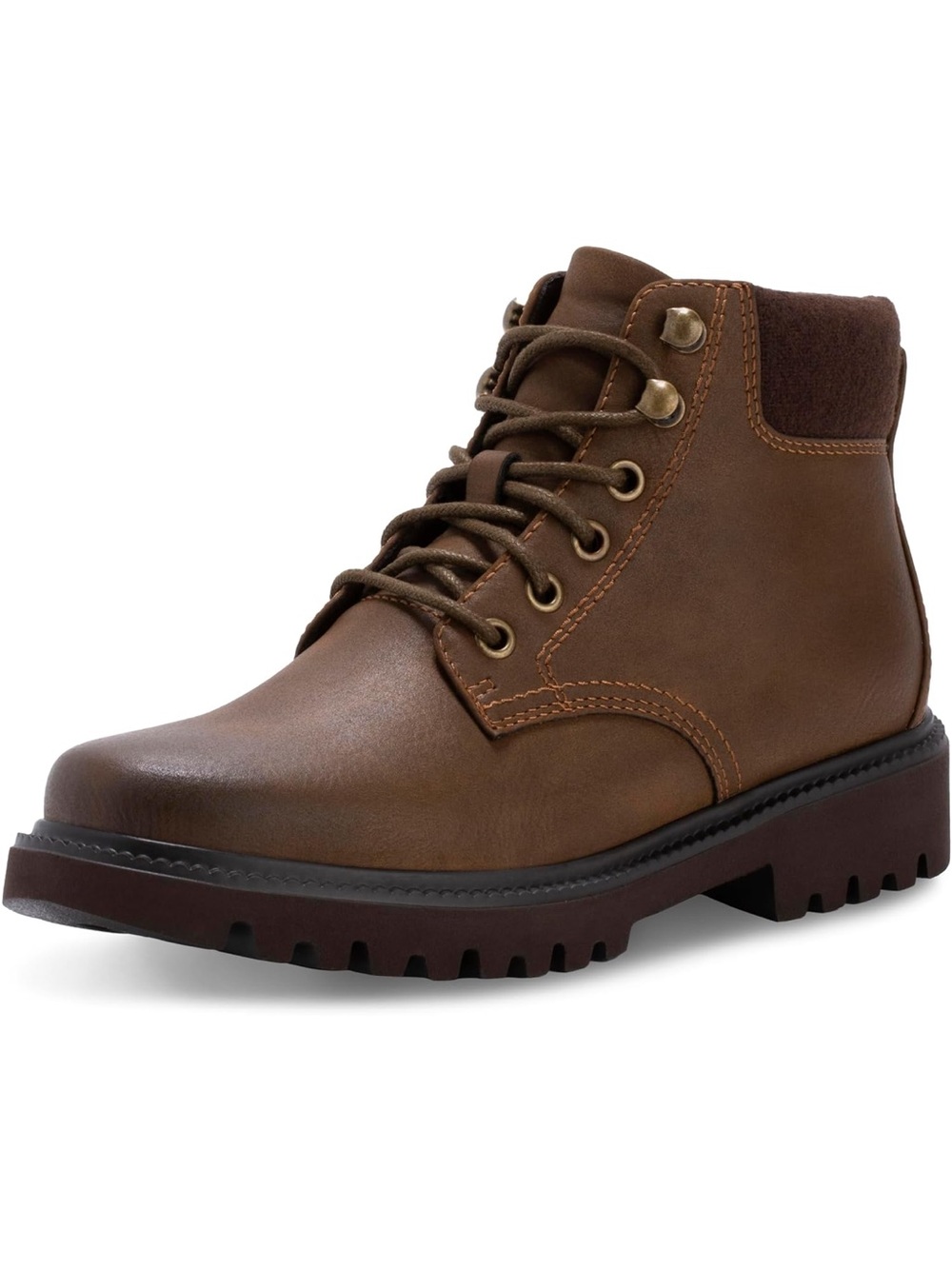 Eastland Brown Lace-Up Waterproof Work Boots